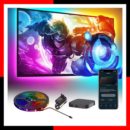 Smart Gaming LED Lights – HDMI Sync with TV | App Control