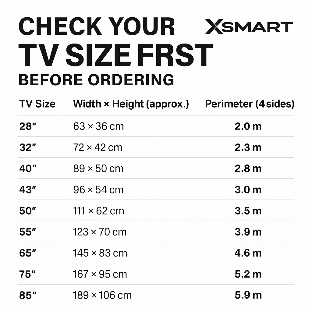 XSmart TV Backlight with (Camera Sensor) - Sync via Camera & App Control